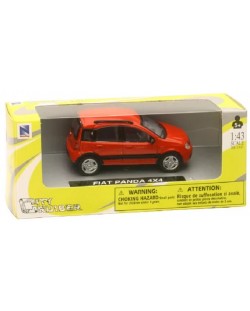 Metalna kolica Newray - Fiat Panda 4х4, crvena, 1:43
