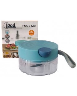 Mini sjeckalica za povrće  Morello - Food Aid, ručna, 180 ml, plava