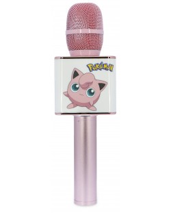 Mikrofon OTL Technologies - Pokemon Jigglypuff, bežični, ružičasti