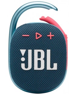 Mini zvučnik JBL - CLIP 4, plavi/ružičasti