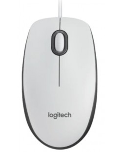 Miš Logitech - M100, optički, bijeli