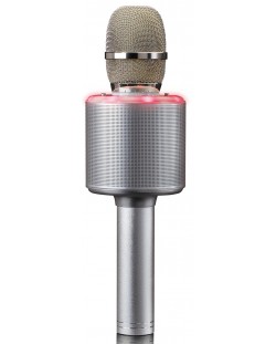Mikrofon Lenco - BMC-085SI, bežični, srebrnast