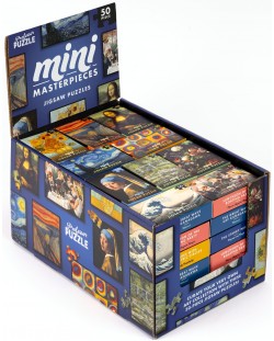 Mini slagalica Professor Puzzle od 50 dijelova - Mini remek-djela, asortiman