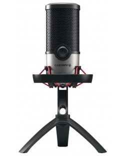 Mikrofon Cherry - UM 6.0 Advanced, srebrno/crni