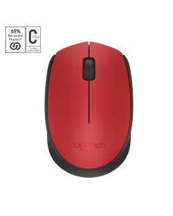 Miš Logitech - M171, optički, bežični, crveni