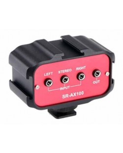 Mini audio mikser Saramonic - SR-AX100, crveni