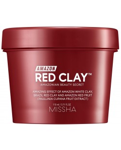 Missha Maska za čišćenje lica Amazon Red Clay, 110 ml