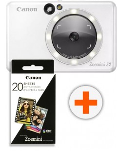 Instant kamera Canon - Zoemini S2, 8MPx, Pearl White