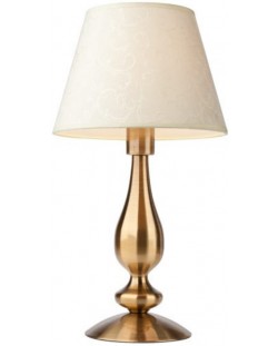 Stolna svjetiljka Smarter - Fabiola 02-713, IP20, E14, 1x28W, starinski mjed-bež