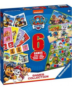 Društvena igra Paw Patrol: 6 Games Collection - Dječja