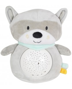 Noćna lampa i reflektor Moni Toys - Snuggly, Raccoon