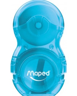 Gumica-šiljilo Maped  Loopy - Translucent, plava