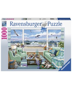 Slagalica Ravensburger od 1000 dijelova - Bijeg na obalu