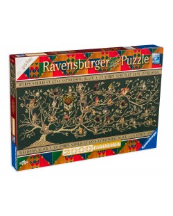 Slagalica Ravensburger od 2000 dijelova - Obiteljsko stablo Harryja Pottera