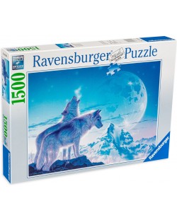 Slagalica Ravensburger od 1500 dijelova - Vukovi u planini