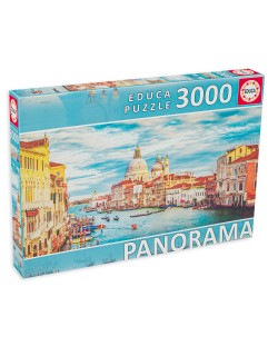 Panoramska slagalica Educa od 3000 dijelova - Canal Grande Venecija