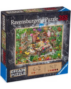 Slagalica-zagonetka Ravensburger od 368 dijelova - U zimskom vrtu