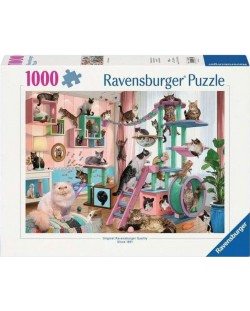 Slagalica Ravensburger od 1000 dijelova - Rajsko mačje stablo