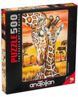 Puzzle Anatolian od 500 dijelova - Žirafa, Lynn Bean