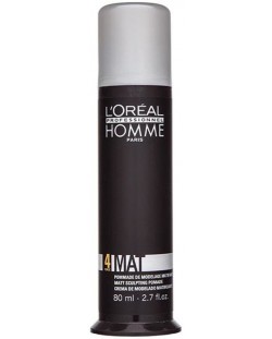 L'Oréal Professionnel Homme Pasta za kosu Mat, 80 ml