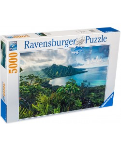 Slagalica Ravensburger od 5000 dijelova - Havajski pogledi