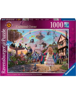 Slagalica Ravensburger od 1000 dijelova - Enchanted Circus - Pogledaj i nađi No.2