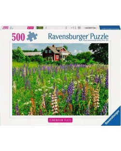 Slagalica Ravensburger od 500 dijelova - Farma u Švedskoj