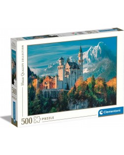 Slagalica Clementoni od 500 dijelova - Dvorac Neuschwanstein
