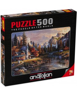 Puzzle Anatolian od 500 dijelova - Kuća u dolini, James Lee
