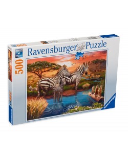 Slagalica Ravensburger od 500 dijelova - Zebra