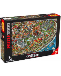 Puzzle Anatolian od 3000 dijelova - Pogled nad Istanbulom 