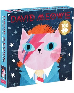 Slagalica Galison od 100 dijelova - David Meow