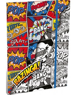 Mapa s elastičnom trakom А4 Lizzy Card - Supercomics Bazinga