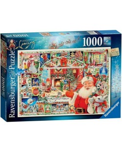 Puzzle Ravensburger od 1000 dijelova - Božić dolazi