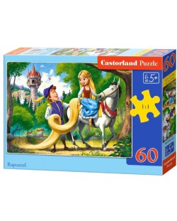 Slagalica Castorland od 60 dijelova - Rapunzel