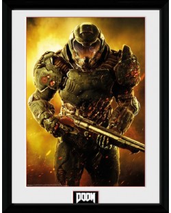 Plakat s okvirom GB Eye Games: Doom - Doomguy