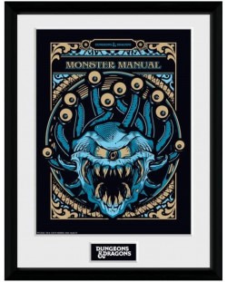 Plakat s okvirom GB Eye Games: Dungeons & Dragons - Monster Manual