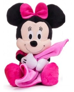 Plišana igračka Disney Plush - Minnie Mouse s dekicom, 27 cm