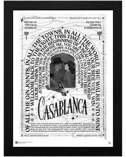 Plakat s okvirom GB Eye Movies: Casablanca - Casablanca