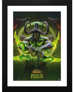 Plakat s okvirom GB eye Games: World of Warcraft - Illidan