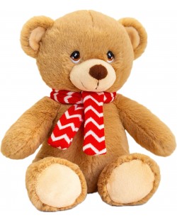 Plišana igračka Keel Toys Keeleco - Medvjed sa šalom, 25 cm