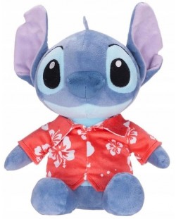 Plišana igračka Disney - Stitch s crvenom havajskom košuljom, 30 cm