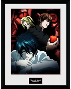 Plakat s okvirom GB eye Animation: Death Note - Light, L and Misa