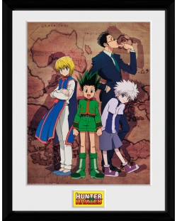 Plakat s okvirom GB eye Animation: Hunter X Hunter - Map