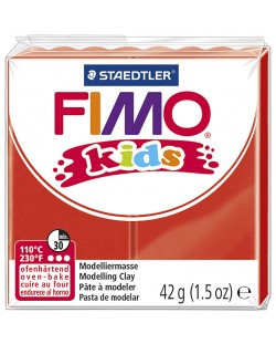 Polimerna glina Staedtler Fimo Kids - crvena boja