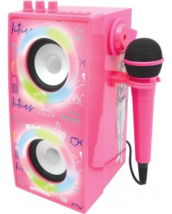 Prijenosni zvučnik Lexibook - Barbie BTP180BBZ, ružičasti