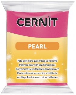 Polimerna glina Cernit Pearl - Magenta, 56 g