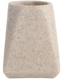 Držač četkica za zube Inter Ceramic - Isla, 7.9 x 9.8 cm, bež