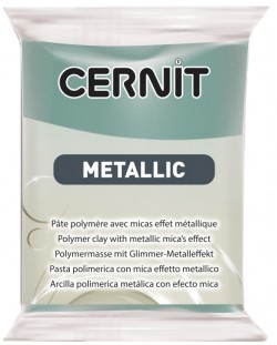 Polimerna glina Cernit Metallic - Tirkiz, 56 g