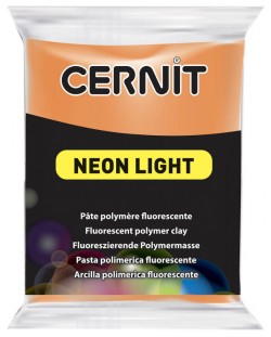 Polimerna glina Cernit Neon Light - Narančasta, 56 g